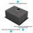 Gunmetal Black Kitchen Sink - Undermount Singel Bowl Kitchen Basin 16 Gauge Stainless Steel With 10 Inch Deep