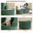  Swivel Accent Chair With Half Moon Ottoman, Round Chairs With Drawer Storage For Living Room, 360° Barrel Chair With Usb Charging Port (Corduroy, Olive Green)-43178545