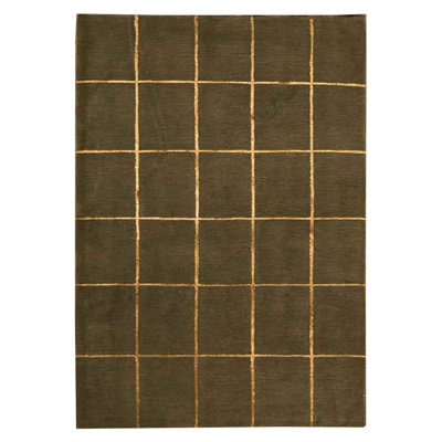 Hand-Knotted High-Quality Brown Area Rug