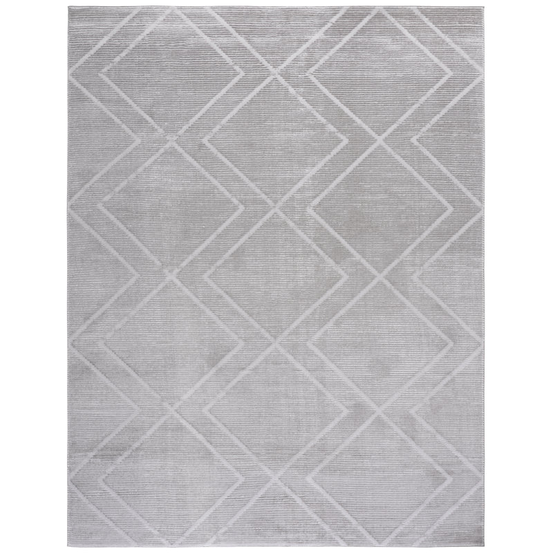 Lemarr Performance Geometric Rug, Square 6'7"