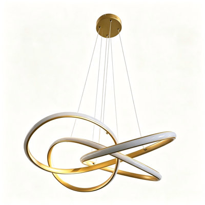 1-Light Dimmable Integrated LED Chandelier