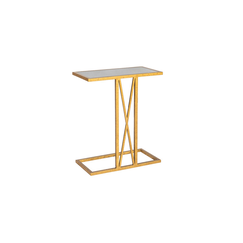 Medallion Marble Top End Table