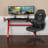 Bridesdale 2 Piece Configurable Rectangular Desk Rectangular Computer Desk Office Set with Chair-1038191599