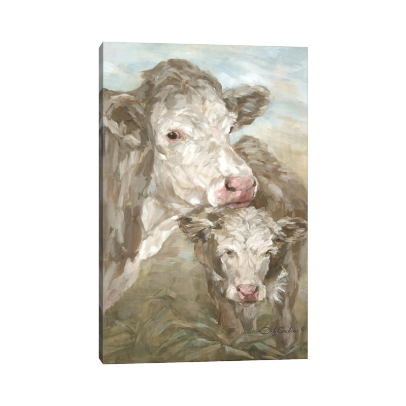 Moo Daze by Debi Coules - Wrapped Canvas Painting, 152.5 cm H x 101.5 cm W