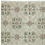 Tapis turc vintage fait à la main avec motif floral-514379631