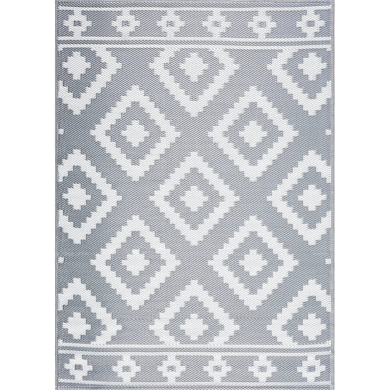Hulmeville Southwestern Indoor / Outdoor Rug, Rectangle 4' x 6'