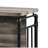 Counter Height Table With Weight Limit, Antique Oak & Sandy Gray Powder Coated Legs, And