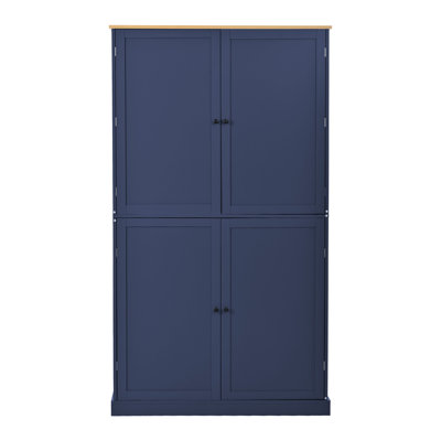 Heins French Doors Kitchen Pantry with Shelves by ModernLuxe