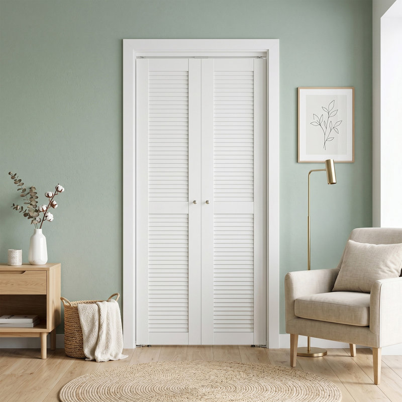 Portes de grange doubles en verre givré 1-Lite avec ensemble de quincaillerie d'installation, L 80 po x H 84 po