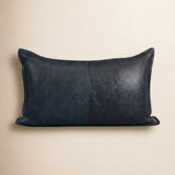 Kosas Home Cheyenne 100% Leather Throw Pillow