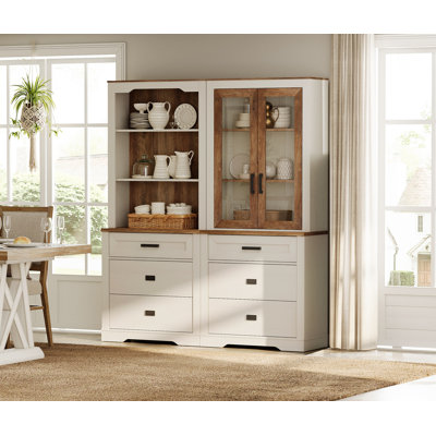 Armoire garde-manger à 3 colonnes et 3 niveaux Glenford