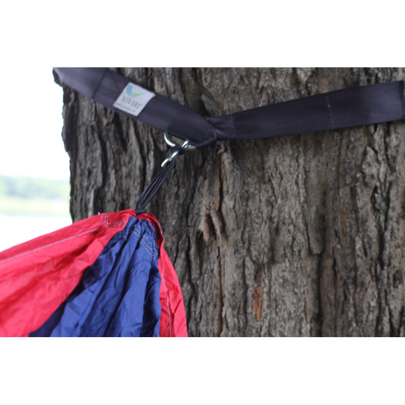 Lucia Double Camping Hammock, Navy / Red, Double