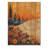 Orange Summer Wildflowers Flowers Field III - Wildflowers Wood Print - On Natural Pine Wood-1873463847