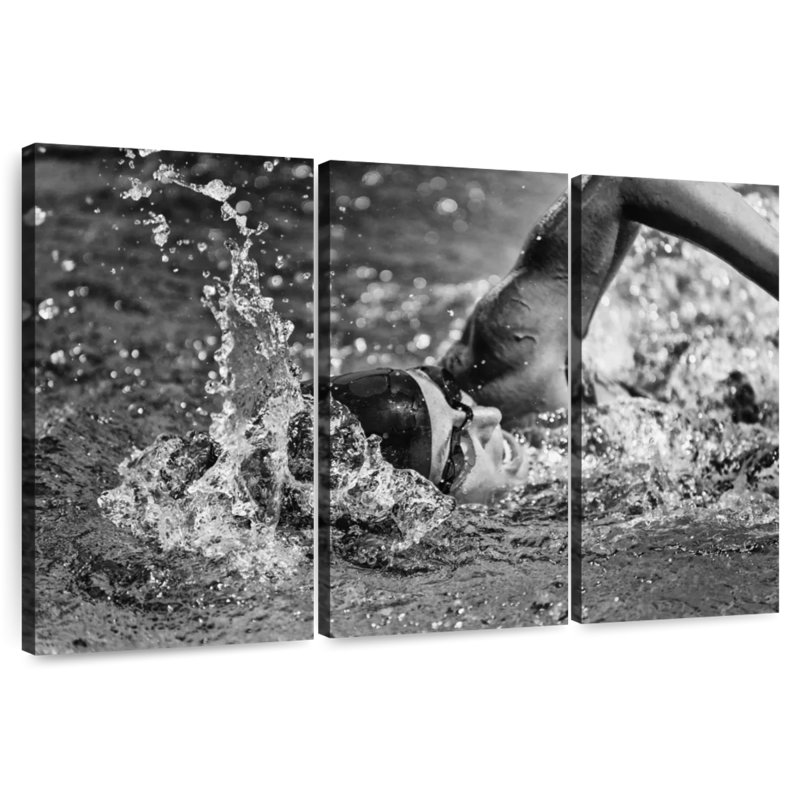 Sireci Olympic Swimmer, 28" H x 45" W