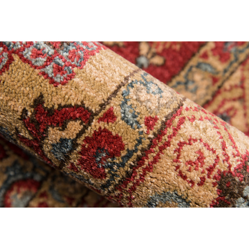 Tapis rouge Halida, Rectangle 9 pi 3 po x 12 pi 6 po