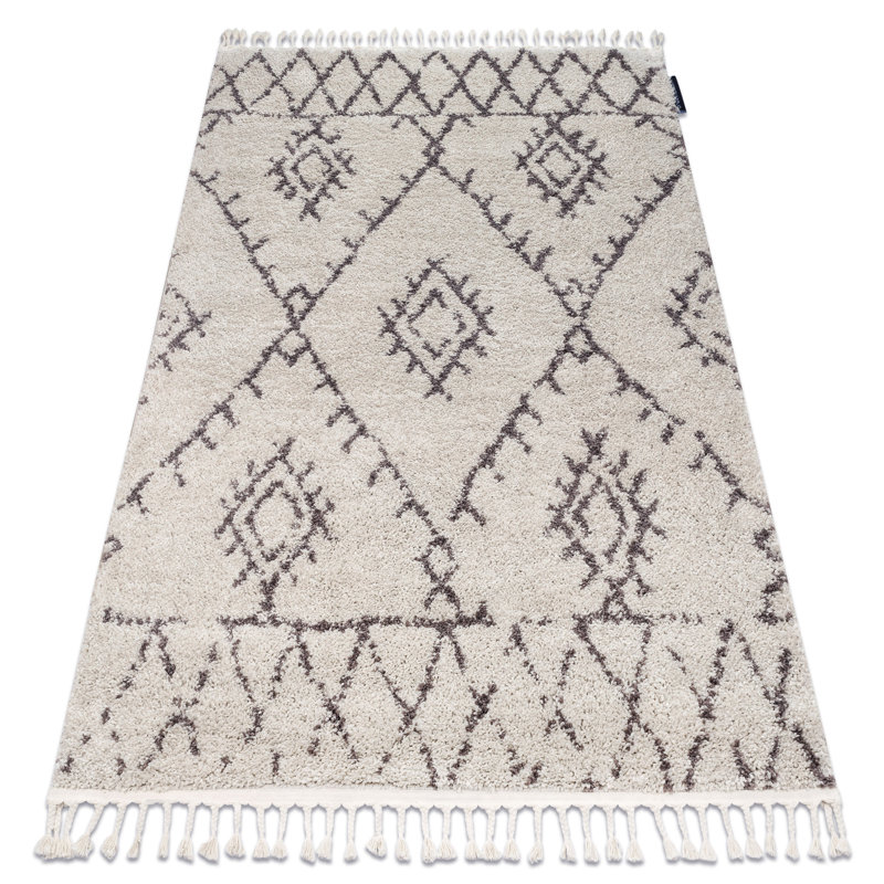 Berber Geometric Area Rug, Rectangle 240 x 330cm