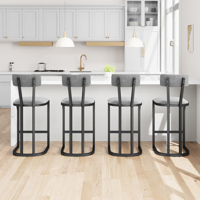 Ensemble de 4 tabourets de bar Modern Modern