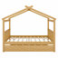 Lit en bois avec couchette-381132854