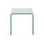 Brendon Glass Top Sled Nesting Tables