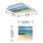 Beach Square Fixture Component Ceiling Light