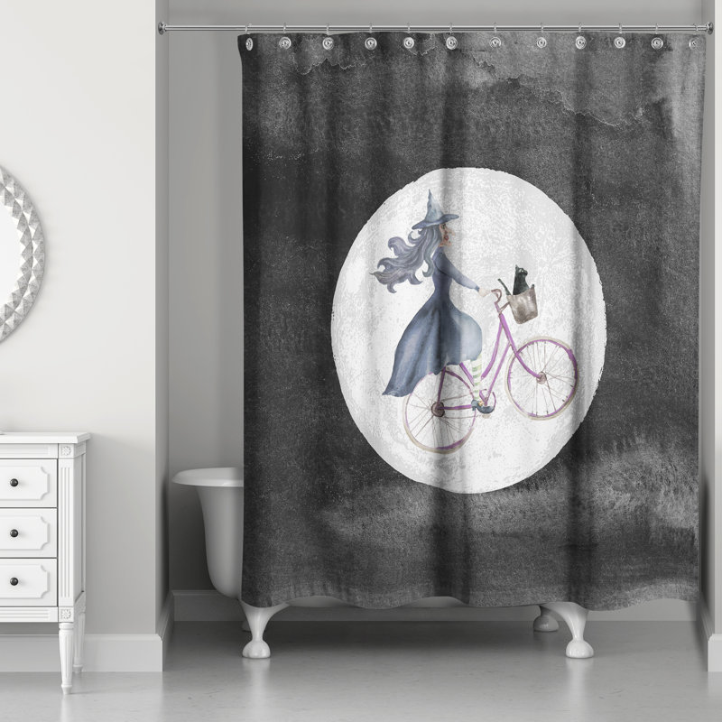 Rideau de douche à vélo simple Russia