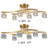 Ehman Glass Flush Mount
