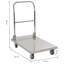 Chariot à plateforme pliable en acier inoxydable