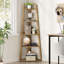 177.8cm H x 65cm W Metal Corner Bookcase-2140717884