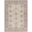 Tapis en soie beige/ivoire 9 pi 7 po x 13 po one-of-kind à la main noué la new age Remaley