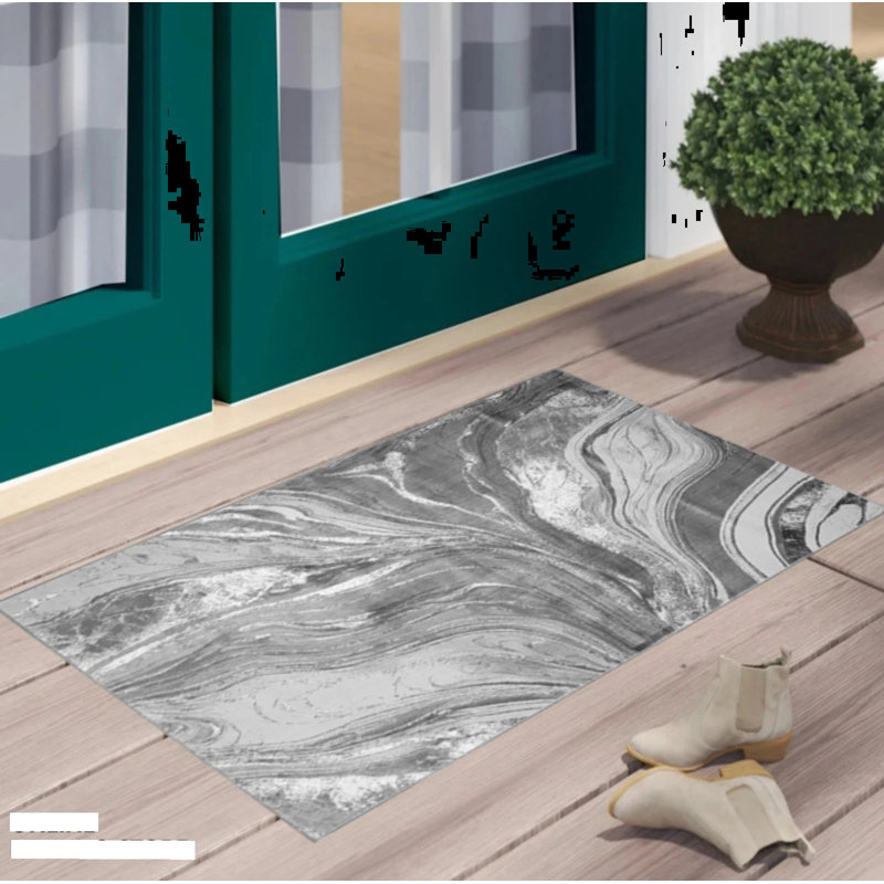 Abstract Area Rug, Rectangle 60 x 110 cm