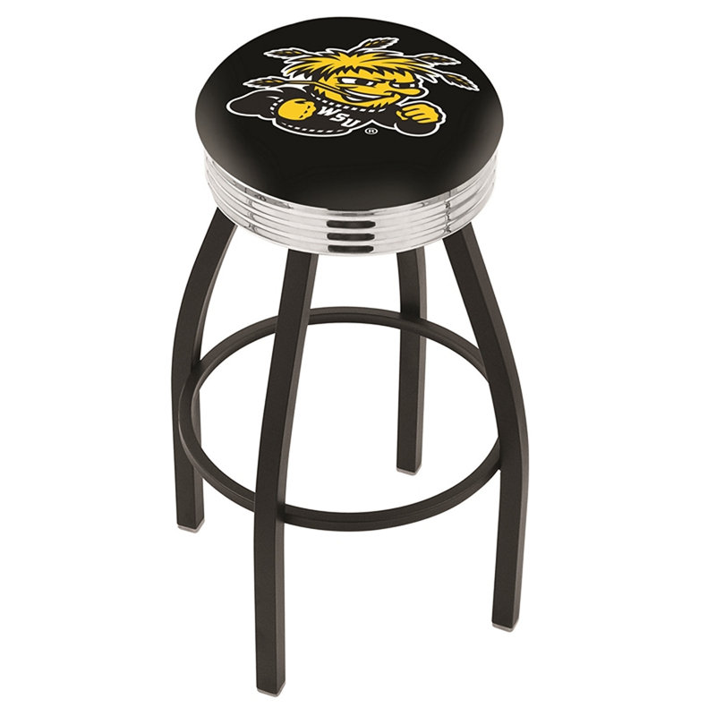 Tabouret de bar Logo Series, Tabouret de bar d'une hauteur de siège de 30 po, Chrome soudé solide