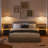 LED Nightstand with 2 Drawers - Small Space Solutions-1367476505