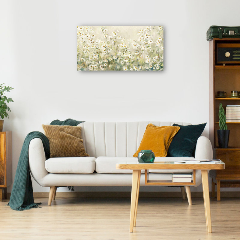 Daytime Daisies by Studio Arts Canvas Art Print, 25" W x 13" H, Wrapped Canvas