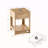 15.75" Rattan End Table With Drawer