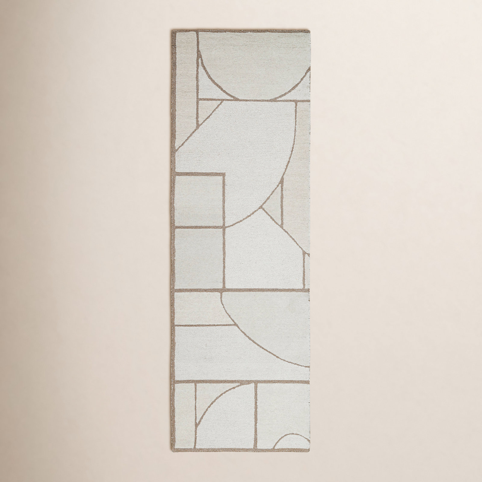 Helaine Hand-Tufted Abstract Wool Rug, Runner 2'6" x 8'