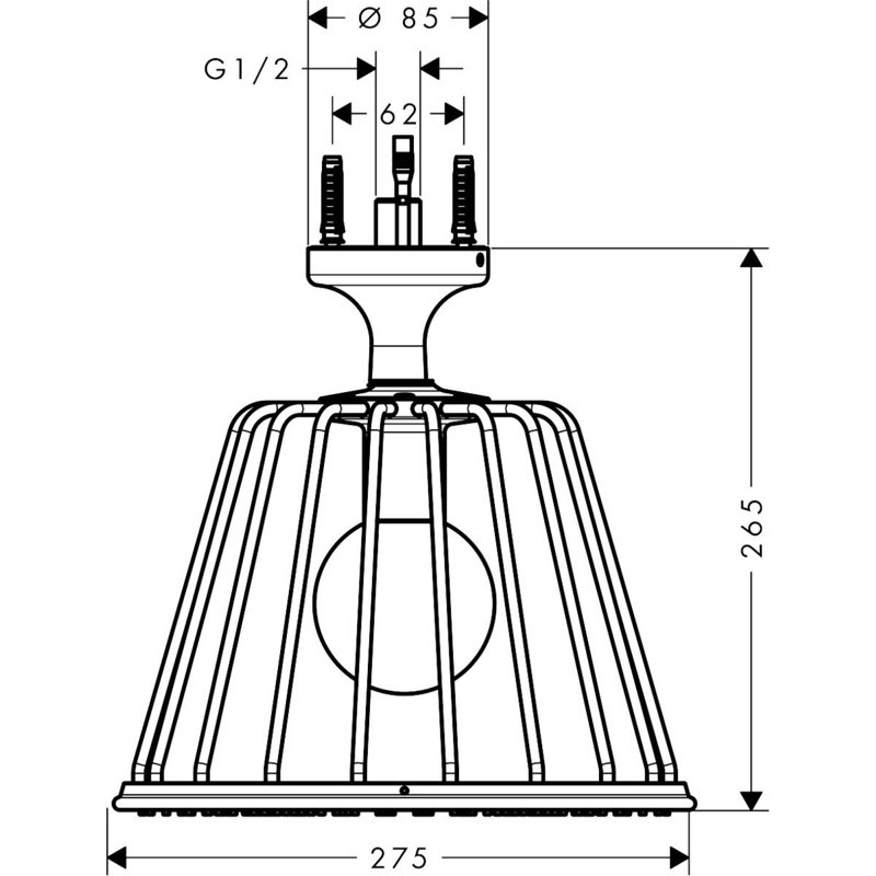 Axor Lamp Rain Shower Head