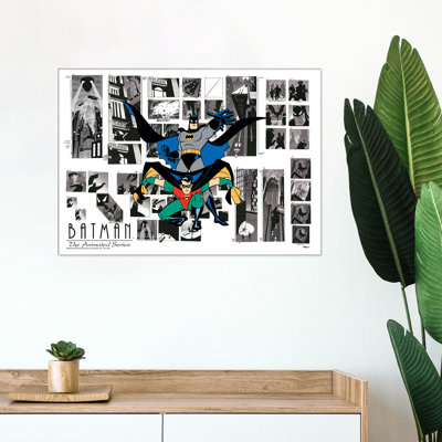 Batman The Animated Series (Opening Story Board)  Wall Art