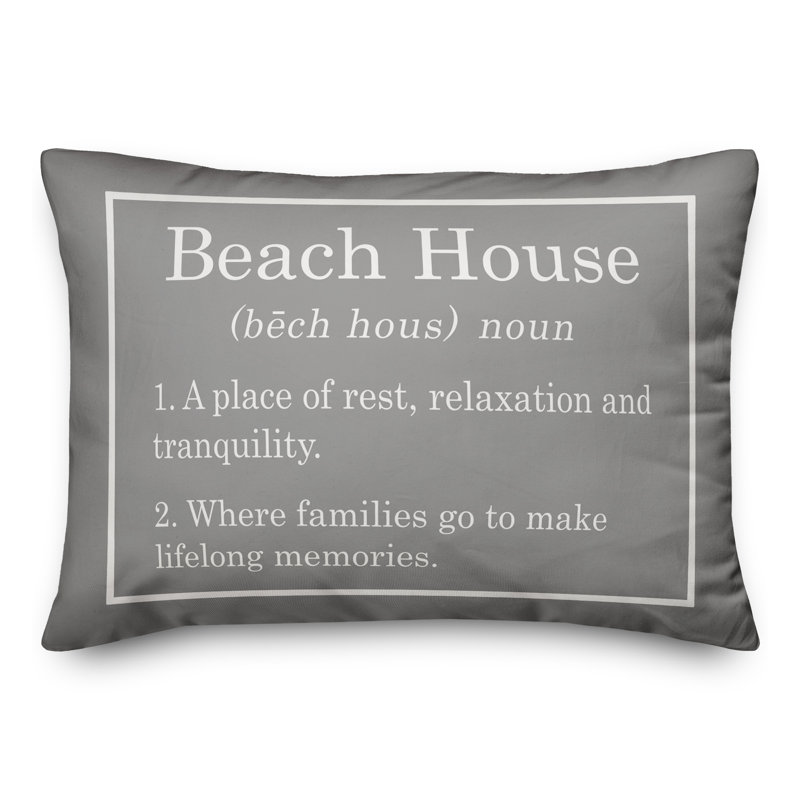Solid Throw Pillow, Gray