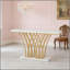 Table d'entrée de luxe, table de couloir, console