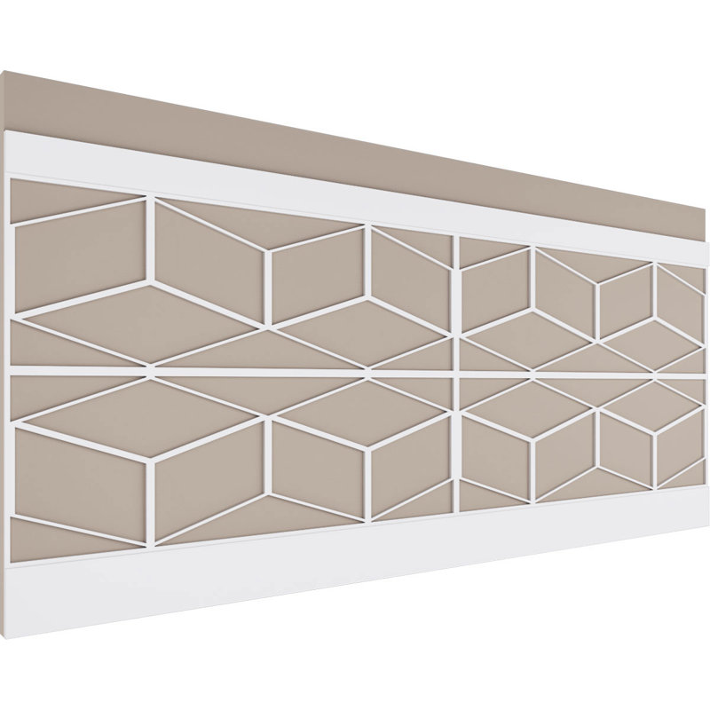 Ensemble de lambris en PVC Pueblo, H 40 po x l 94,5 po x P 0,625 po