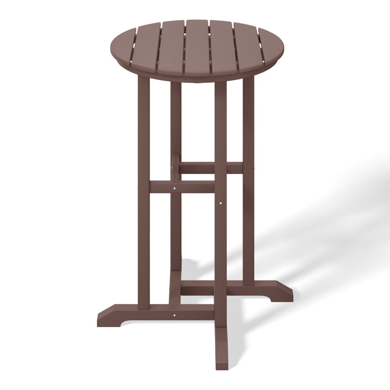 Tabouret de comptoir d'extérieur 24 po Laguna, Brun foncé