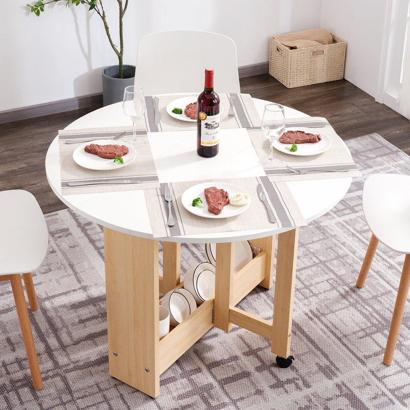 Extendable Round Dining Table