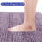  Striped Spa Blue Bathroom Rug Set 3 Pieces Ultra Soft, Non Slip Chenille Bath Carpet, Absorbent Plush Shaggy Bath Mats for Bathroom, Toilet, Bedroom, Kitchen-496211967-496211955
