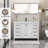 48" Modern Single Bathroom Vanity With Sink Top, Faucet,bathroom Cabinet Shelf With Drawers And Doors-1571655925