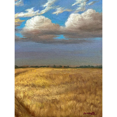 Grassland - Landscape | Oil On Canvas | By Somnath Harne
