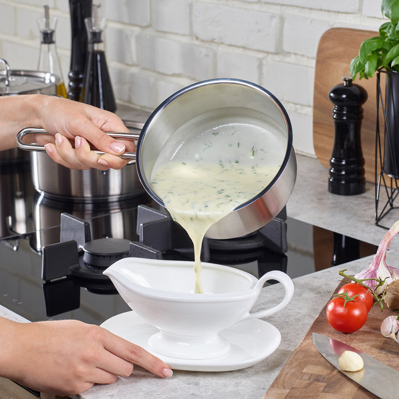 Fissler® Pure Collection Stainless Steel 9-Piece Cookware Set with Metal Lids