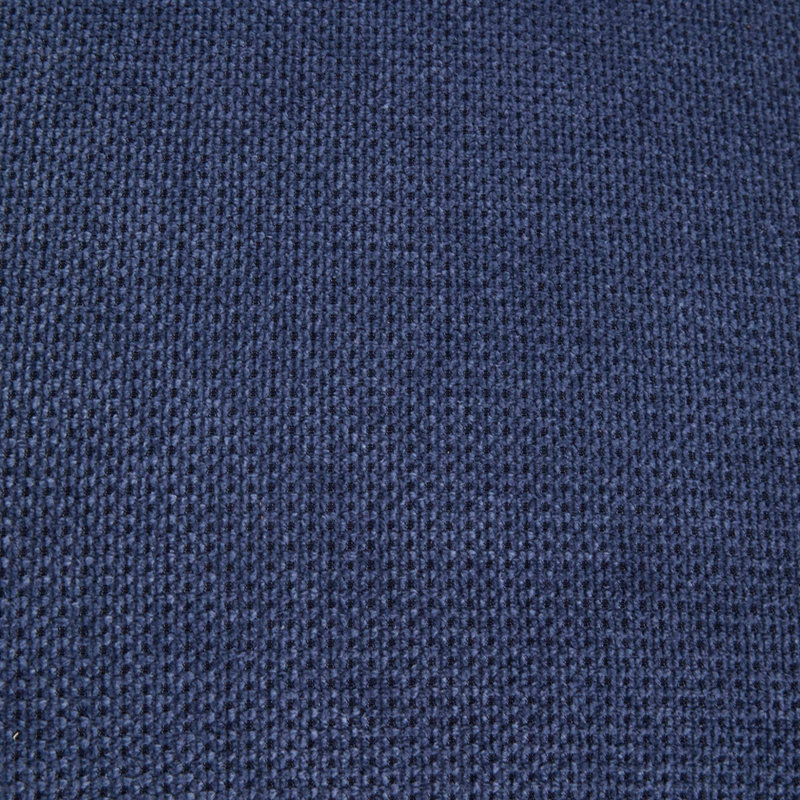Kitchen Dinner Chair Comfy Fabric Upholstered Accent Chair for Dining Room, Blue Linen
