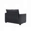 Fauteuil en velours côtelé 2 pièces-1841384163