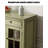 American-Style Solid Wood Glass Multi-Functional Sideboard