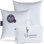Insert de coussin décoratif en lin 100% coton, rembourrage en duvet synthétique, hypoallergénique - coussin décoratif